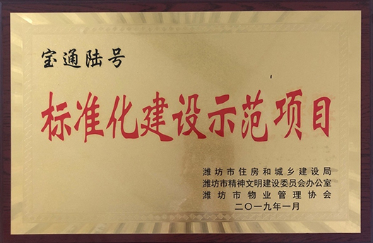 寶通陸號標準化建設(shè)示范項目