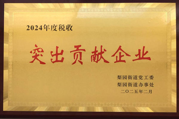 2024年度稅收突出項獻企業(yè)